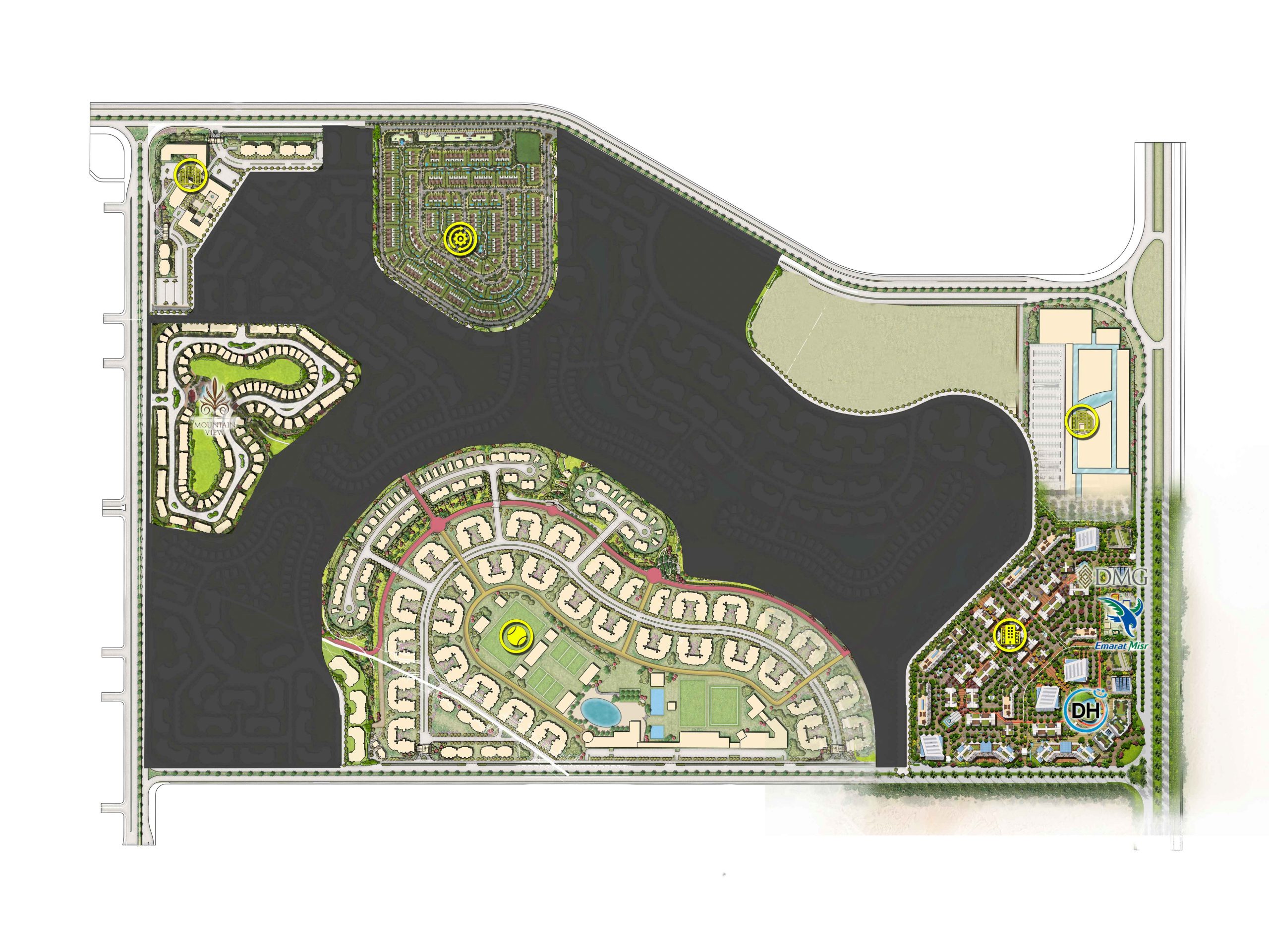 Mountain View Icity New Cairo master plan