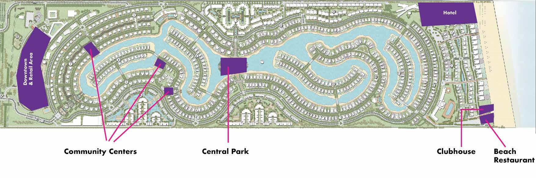 Azha Resort Sokhna Layout