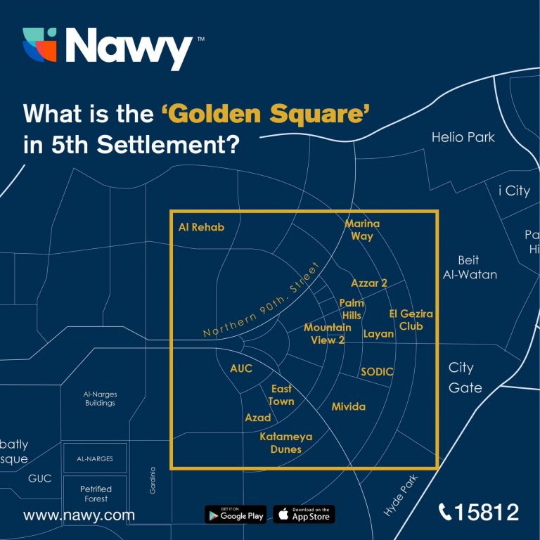 Golden Square New Cairo Map | Luxury Units For Sale