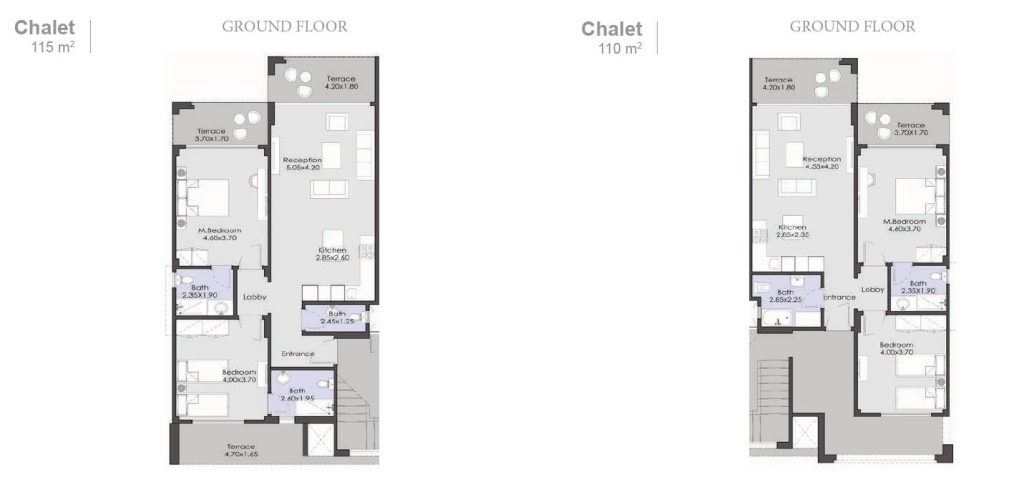La Vista Ray Sokhna Chalet Floor Plan