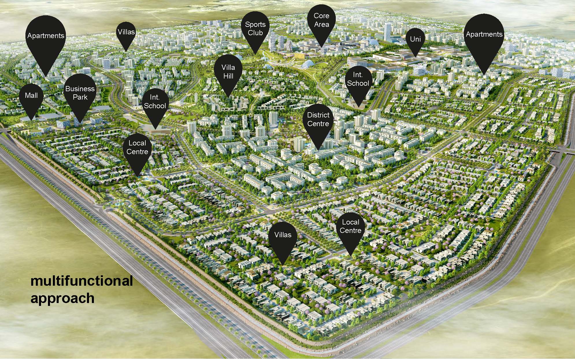 Badya Palm Hills Layout